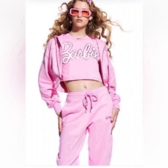 ZARA X BARBIE THE MOVIE WARNER BROS. JOGGERS  Size small - Picture 10 of 14